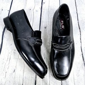 FLORSHEIM | Richfield leather slipon moc toe strap loafer shoes